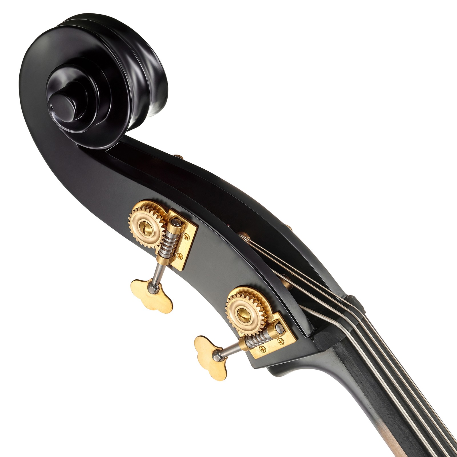 Headstock on the Harley Benton DB02-CB Electric Double Bass