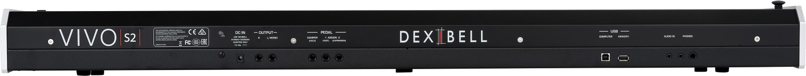 Arrière du Dexibell Vivo S2