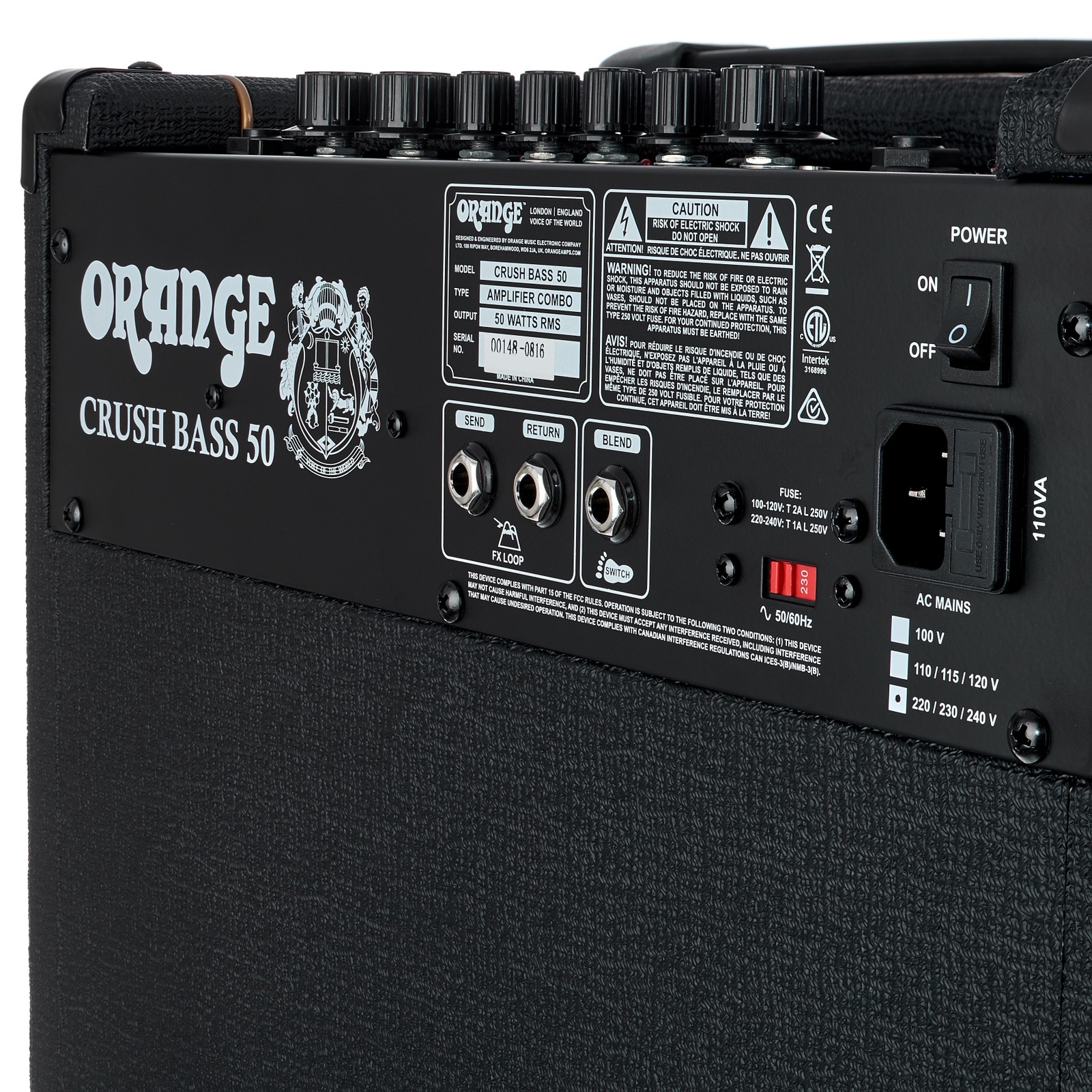 ベース ORANGE / CRUSH BASS 50 LTD Crushベース50 – Orange Amps