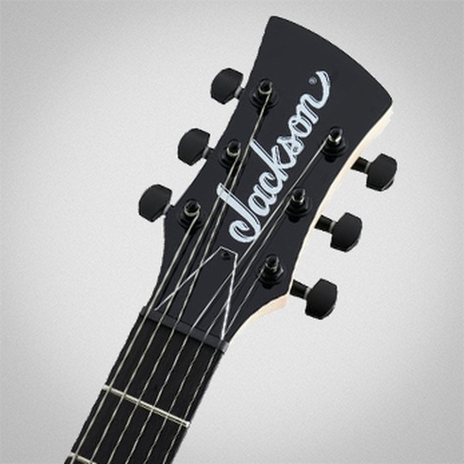 Kopfplatte der Jackson JS22 Surfcaster HT SN BK