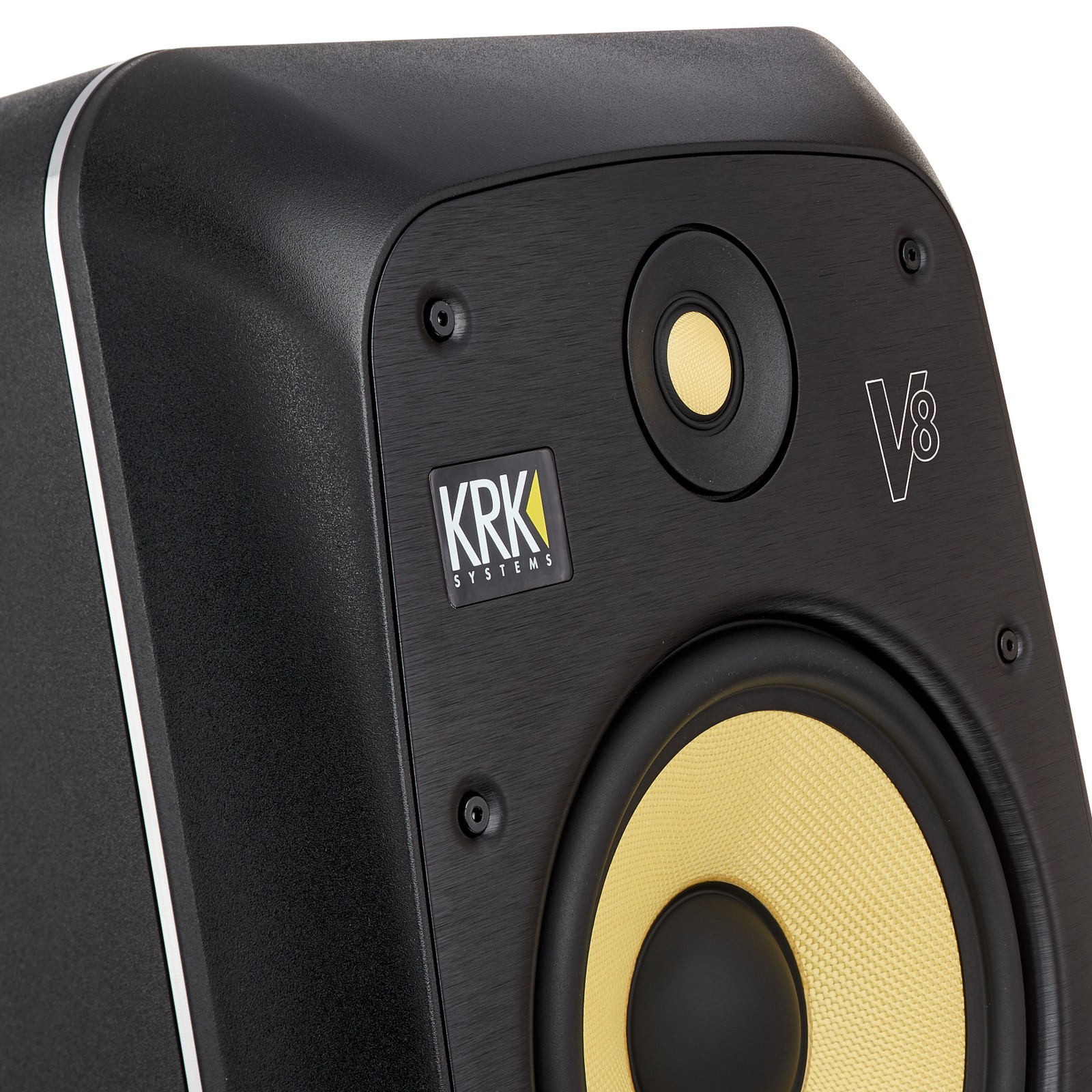 Vorderseite des KRK V8S4 mit Herstellerlogo