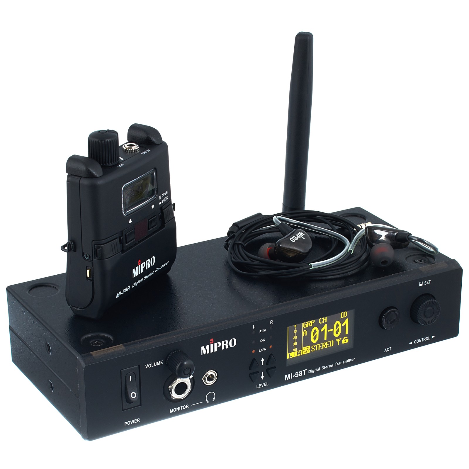 Mipro MI-58RT Digitales In-Ear Monitoring-Set