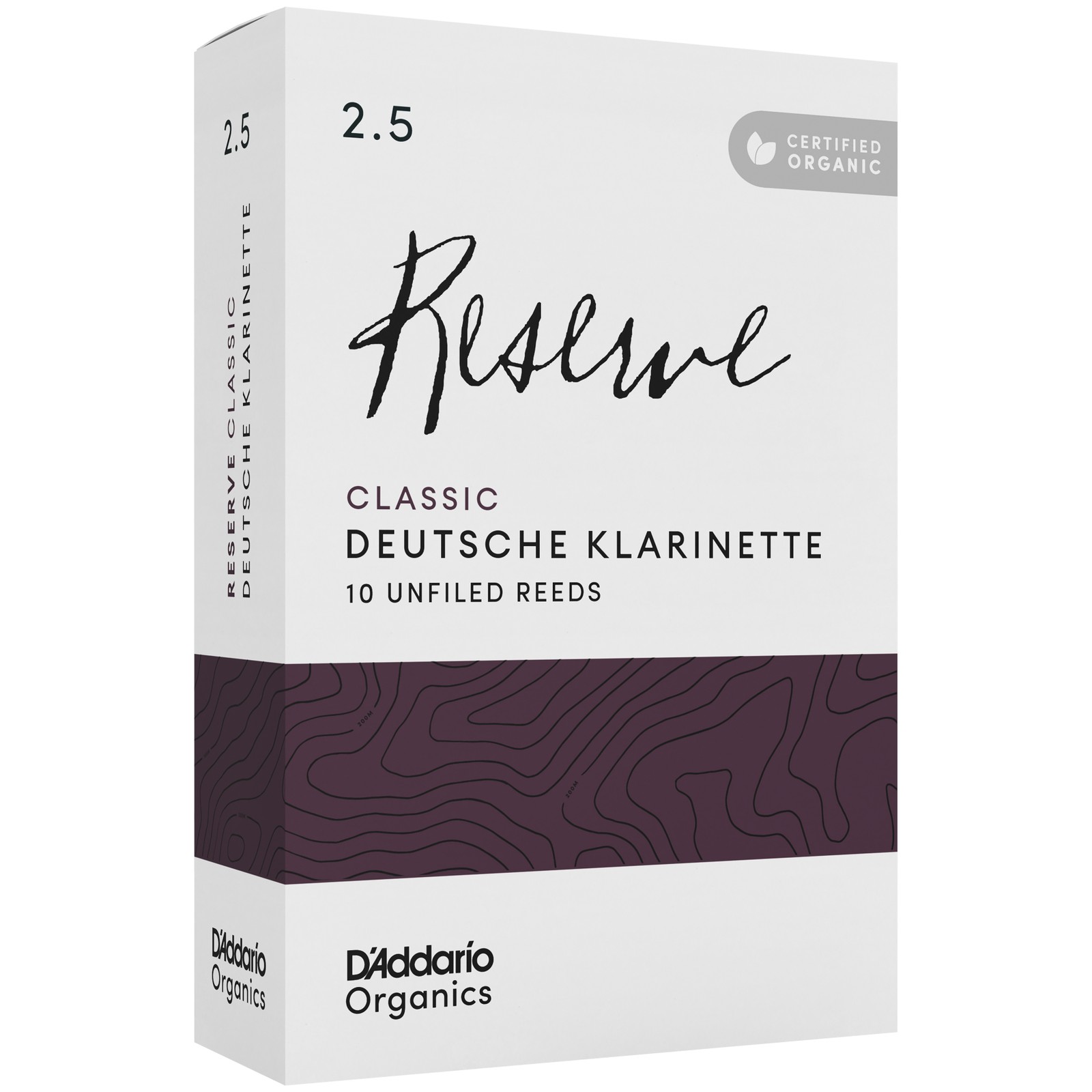 D'Addario Woodwinds Blätter für Bb-Klarinette Verpackung