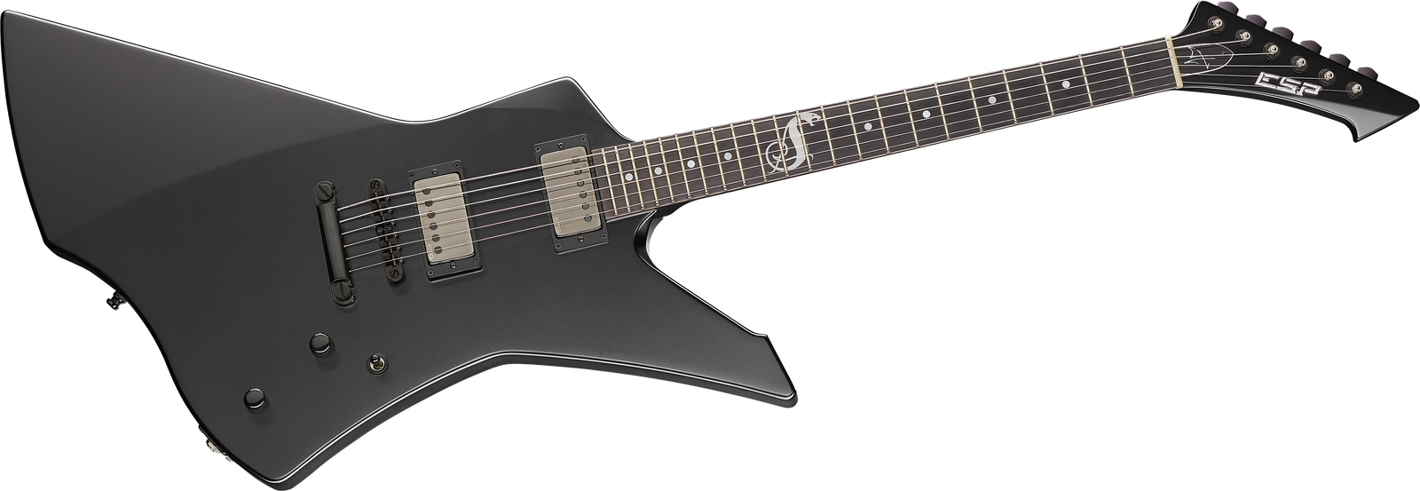 E-Gitarre ESP Snakebyte BLKS James Hetfield von vorne