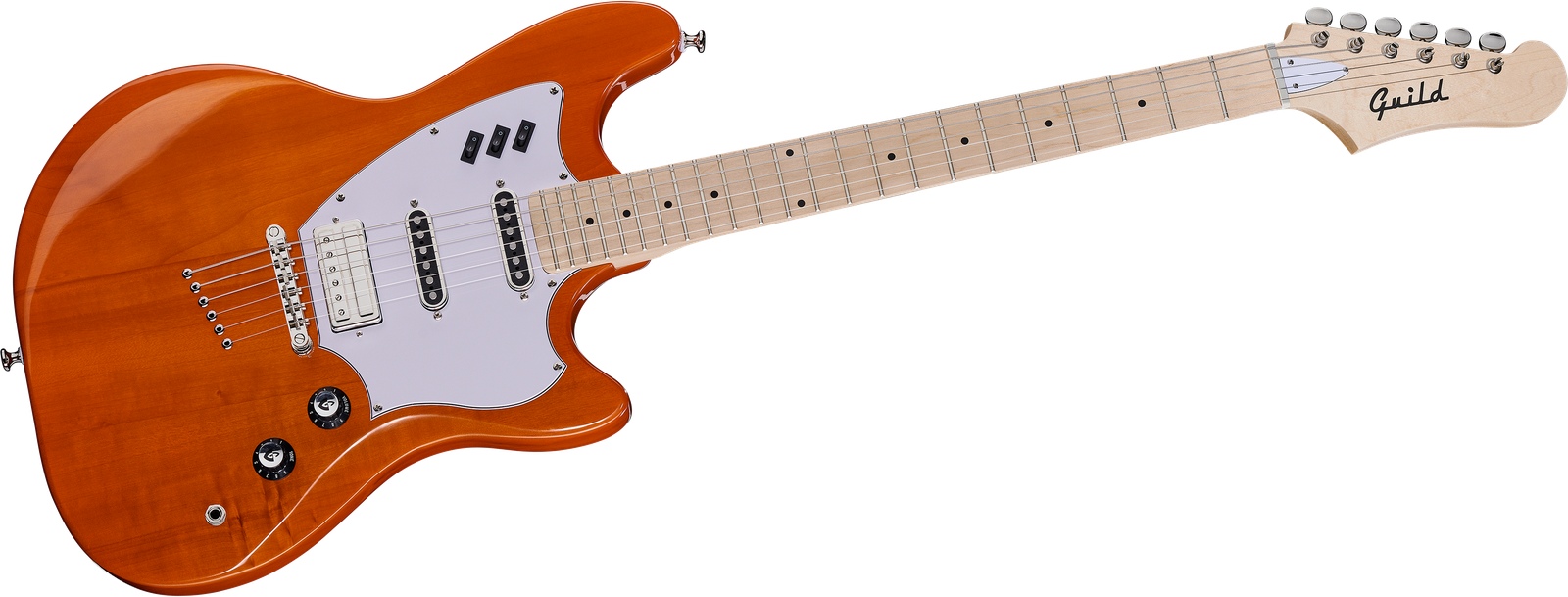 Guild Surfliner Sunset Orange E-Gitarre