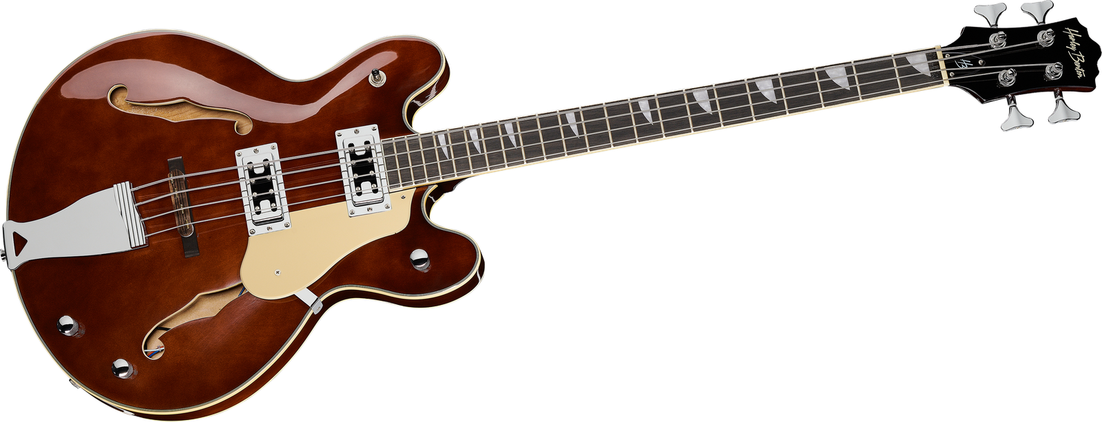 Semiakustik E-Bass Harley Benton HB-60 WB von vorne