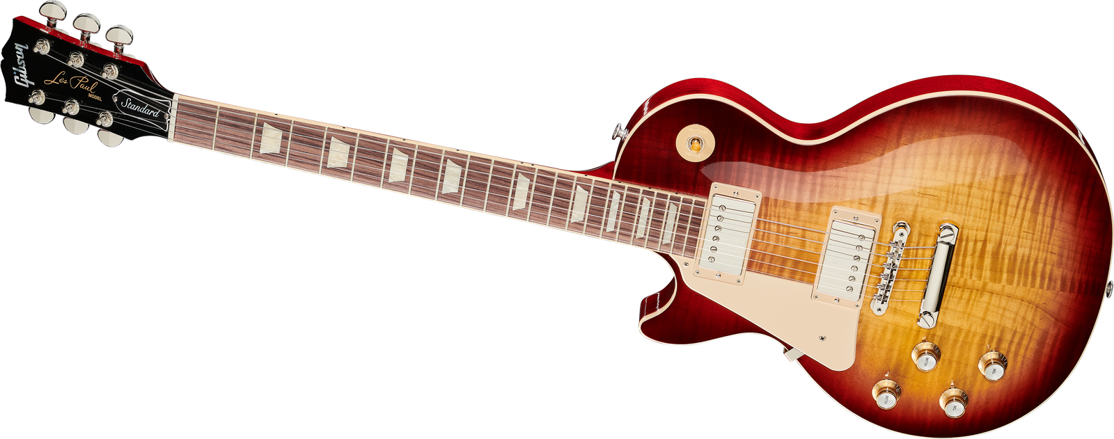 Linkshänder E-Gitarre Gibson Les Paul Standard 60s BB LH von vorne
