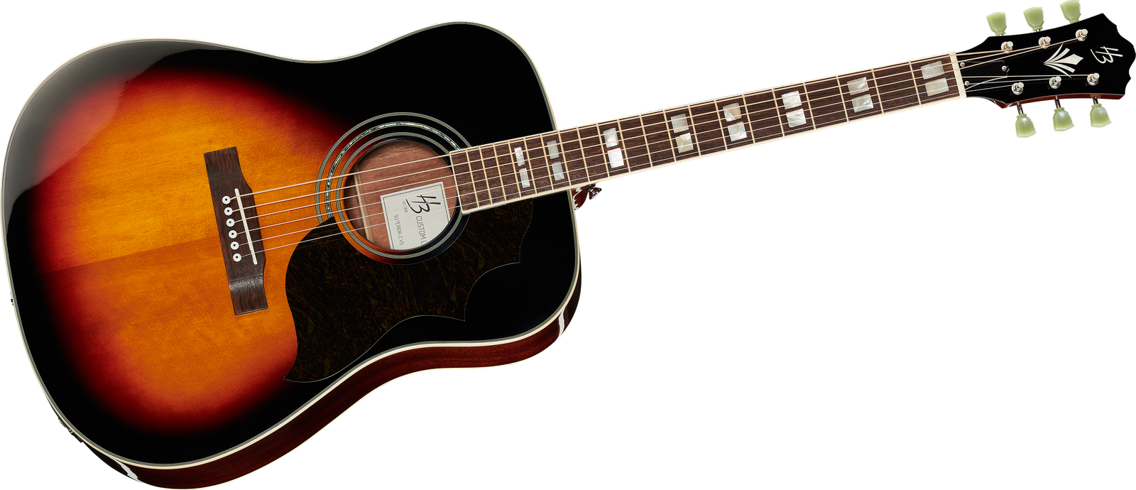 Westerngitarre Harley Benton Custom Line Superior-E VS mit Tonabnehmer