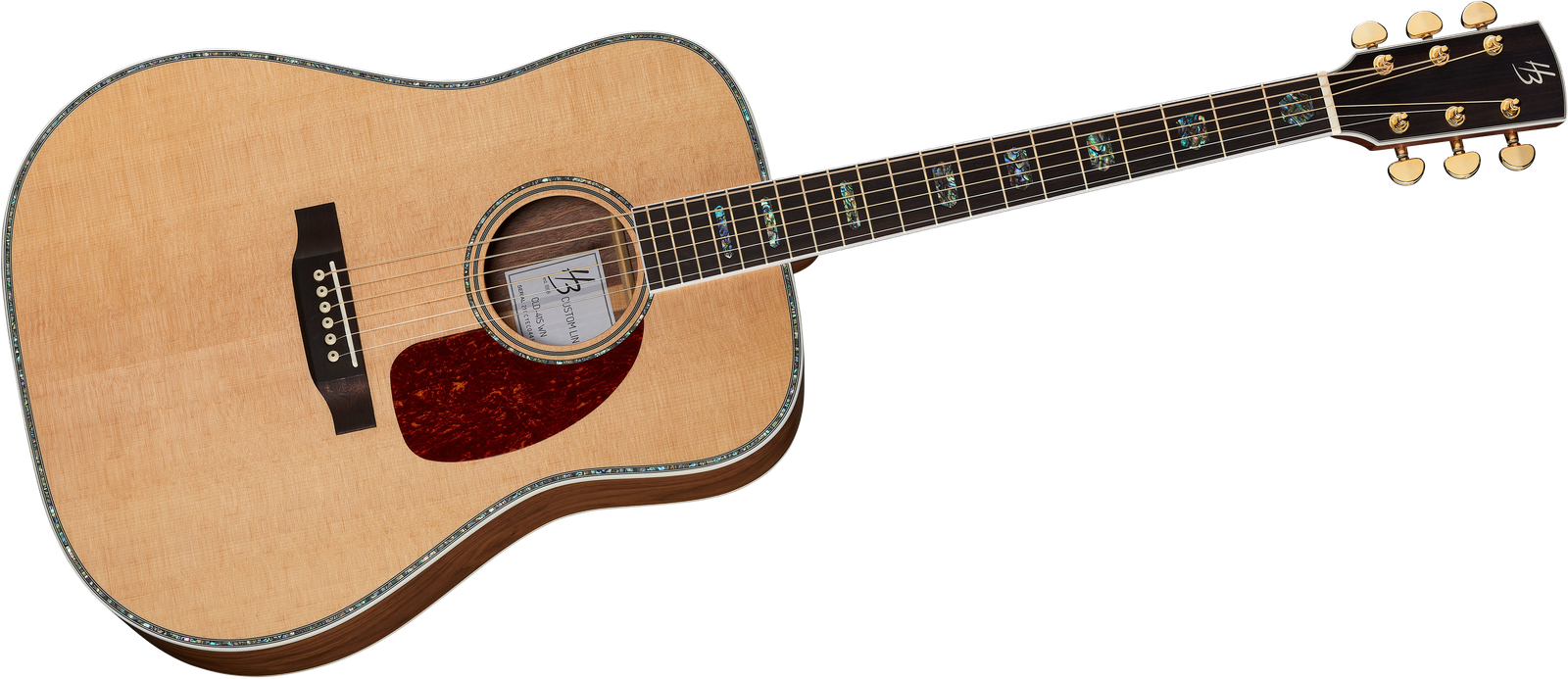 Dreadnought Westerngitarre Harley Benton Custom Line CLD-41S WN von vorne