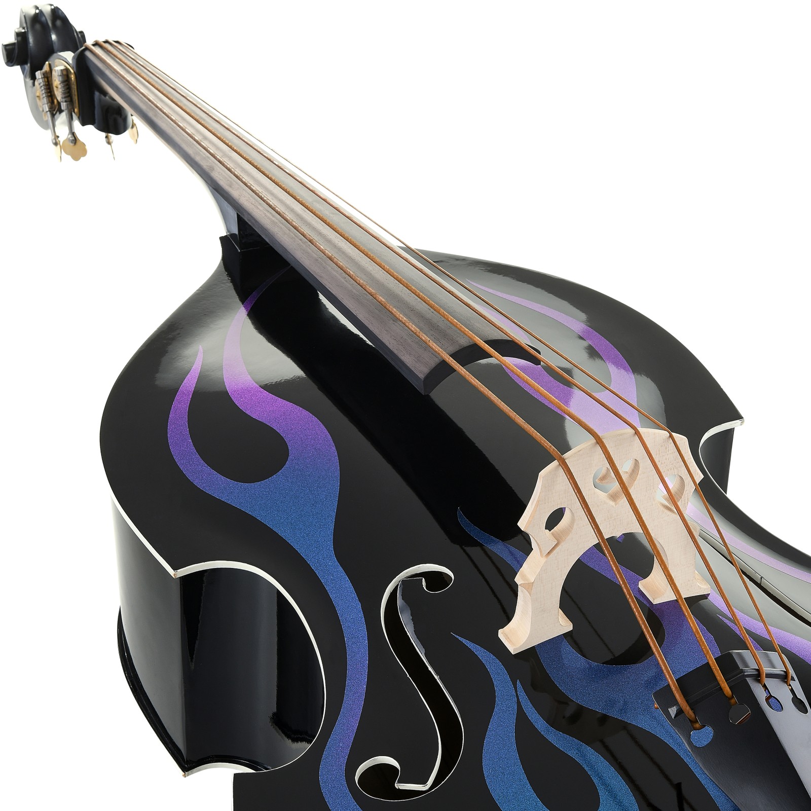 Bridge on the Thomann Rockabilly Sparkle Flames BP/V