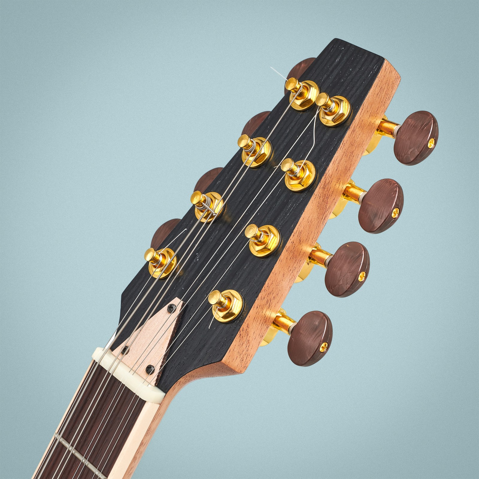 Kopfplatte der Thomann Bouzouki-Guitar Standard