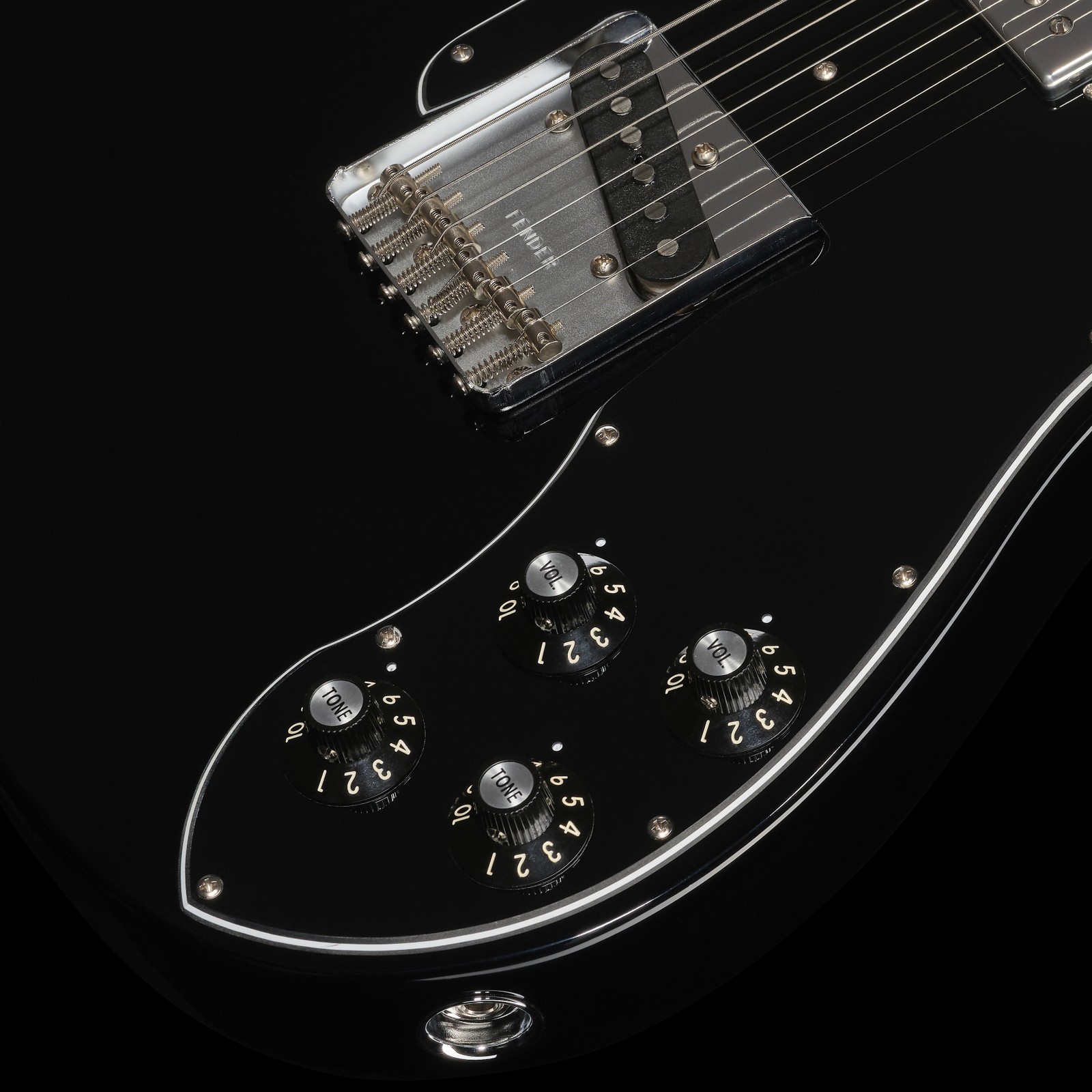 Fender AV II 77 TELE CUSTOM MN BLK – Erlekorpus