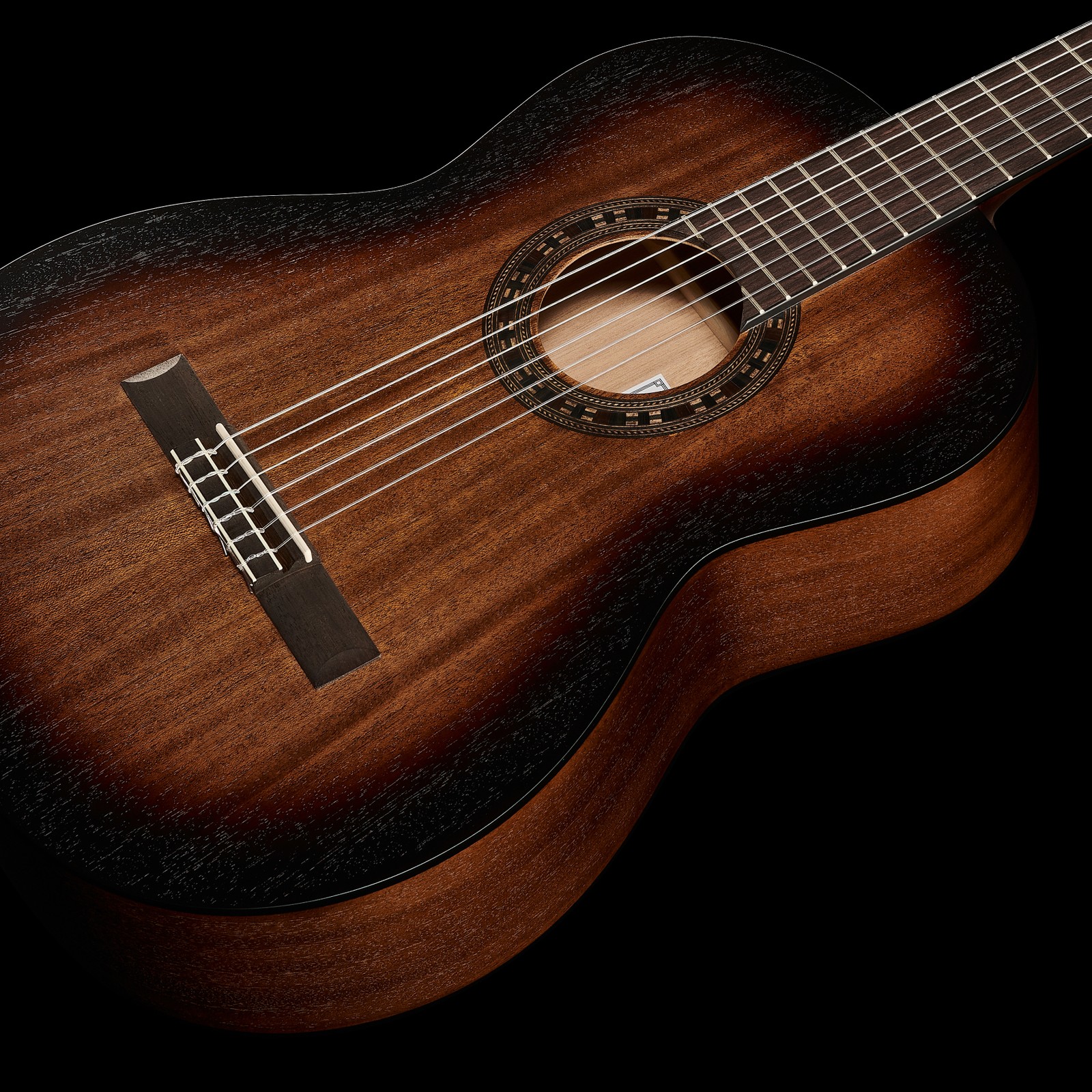 Decke der La Mancha Granito 33-N-MB Konzertgitarre