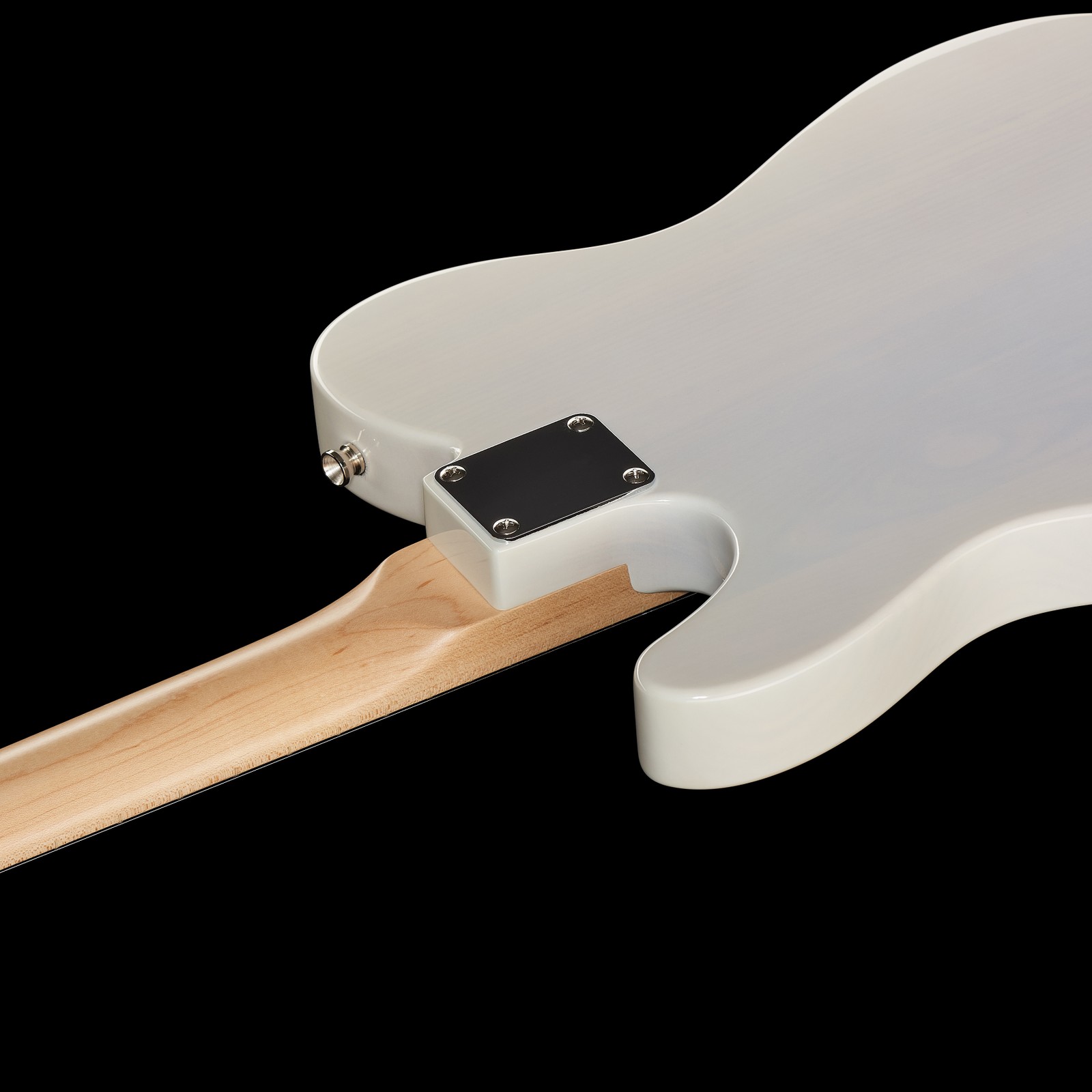 Geschraubter Ahornhals an der Harley Benton TE-30 BE Standard Serie