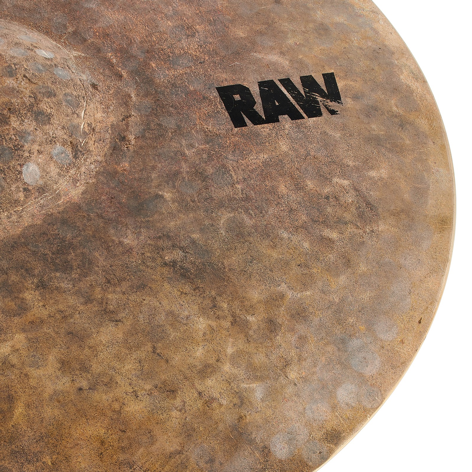 Vue détaillée de la cymbale Zultan 15" Raw Hi-Hat