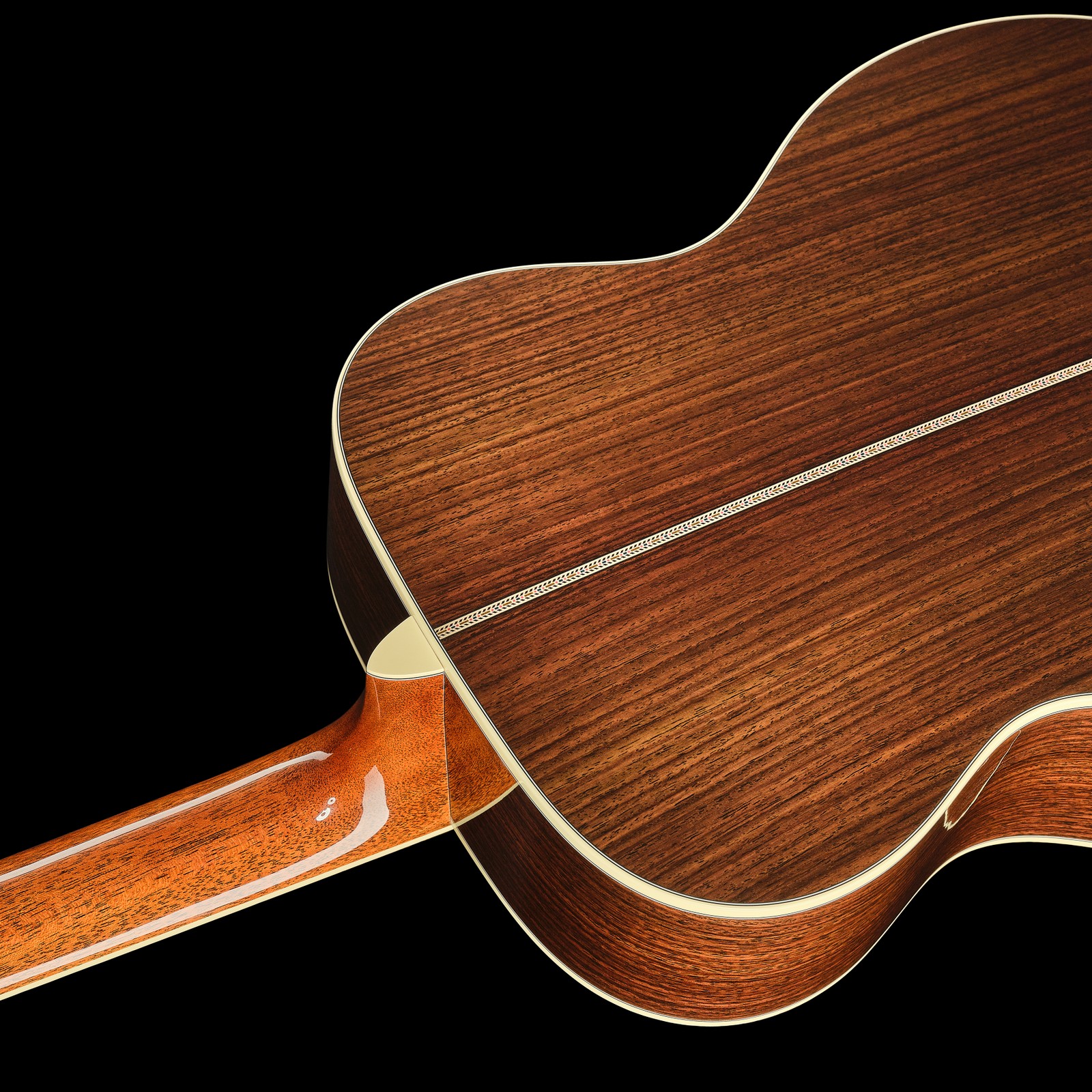 Halsübergang der Martin Guitar 00042 Westerngitarre