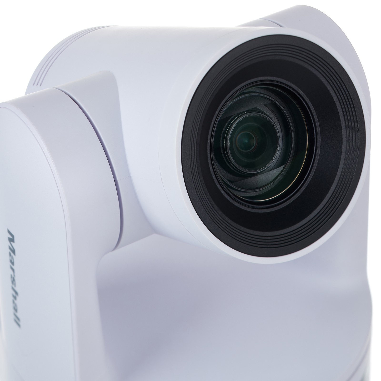 Objektiv der  Marshall Electronics CV605-WH HD PTZ Camera