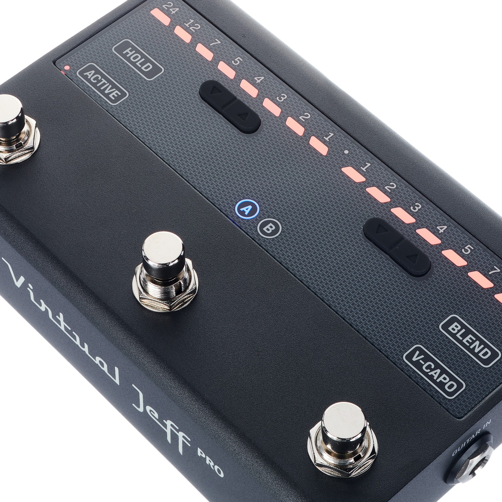 Foot controller for Virtual Jeff digital vibrato