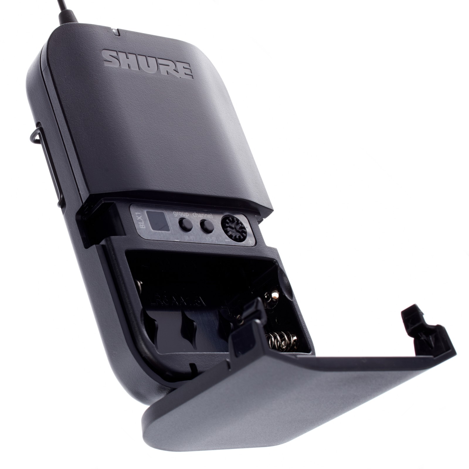 Batteriefach des Shure BLX1 Taschensenders