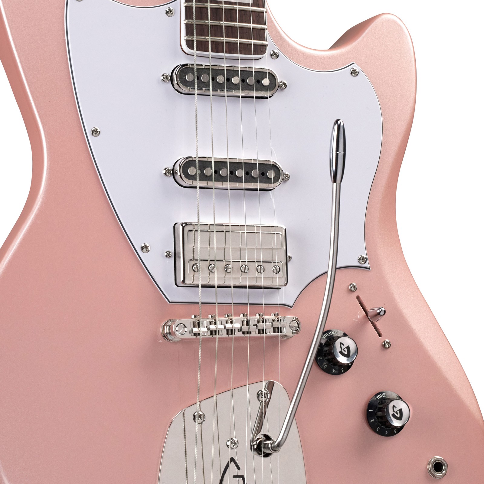 Guild Surfliner Deluxe RQM E-Gitarre mit Humbucker, Singlecoils und Tremolo