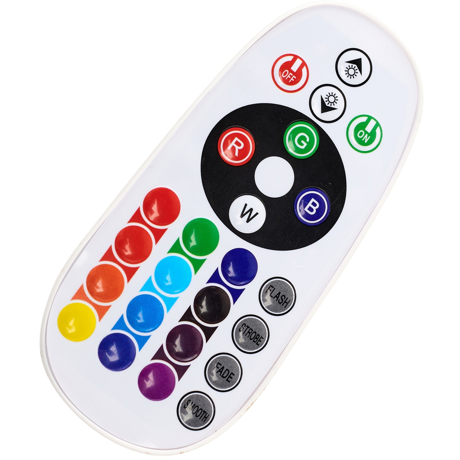 Fernbedienung zur Einstellung der Stairville LED Vintage Bowl 30 RGBA IR