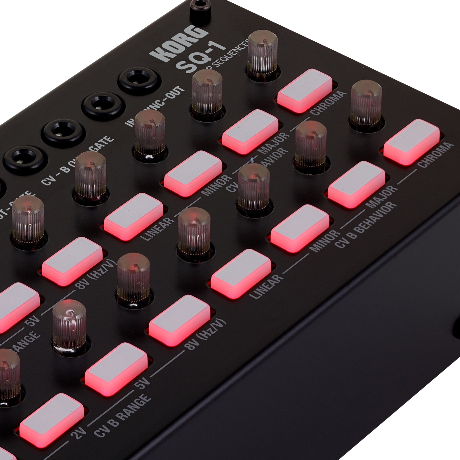 Detailansicht des Korg SQ-1 2x8 Step Sequenzer