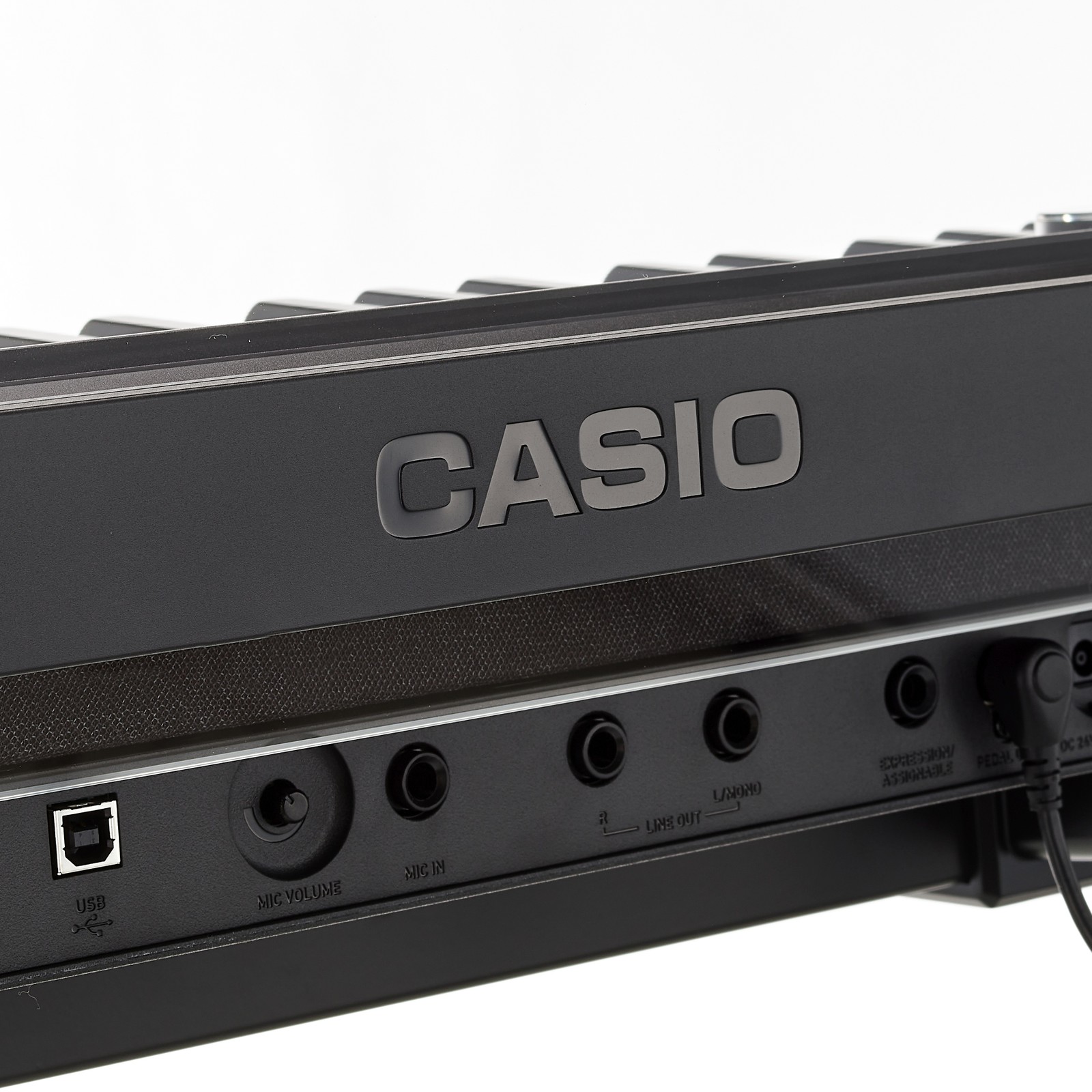 Casio Logo auf der Rückseite vom Stage Piano