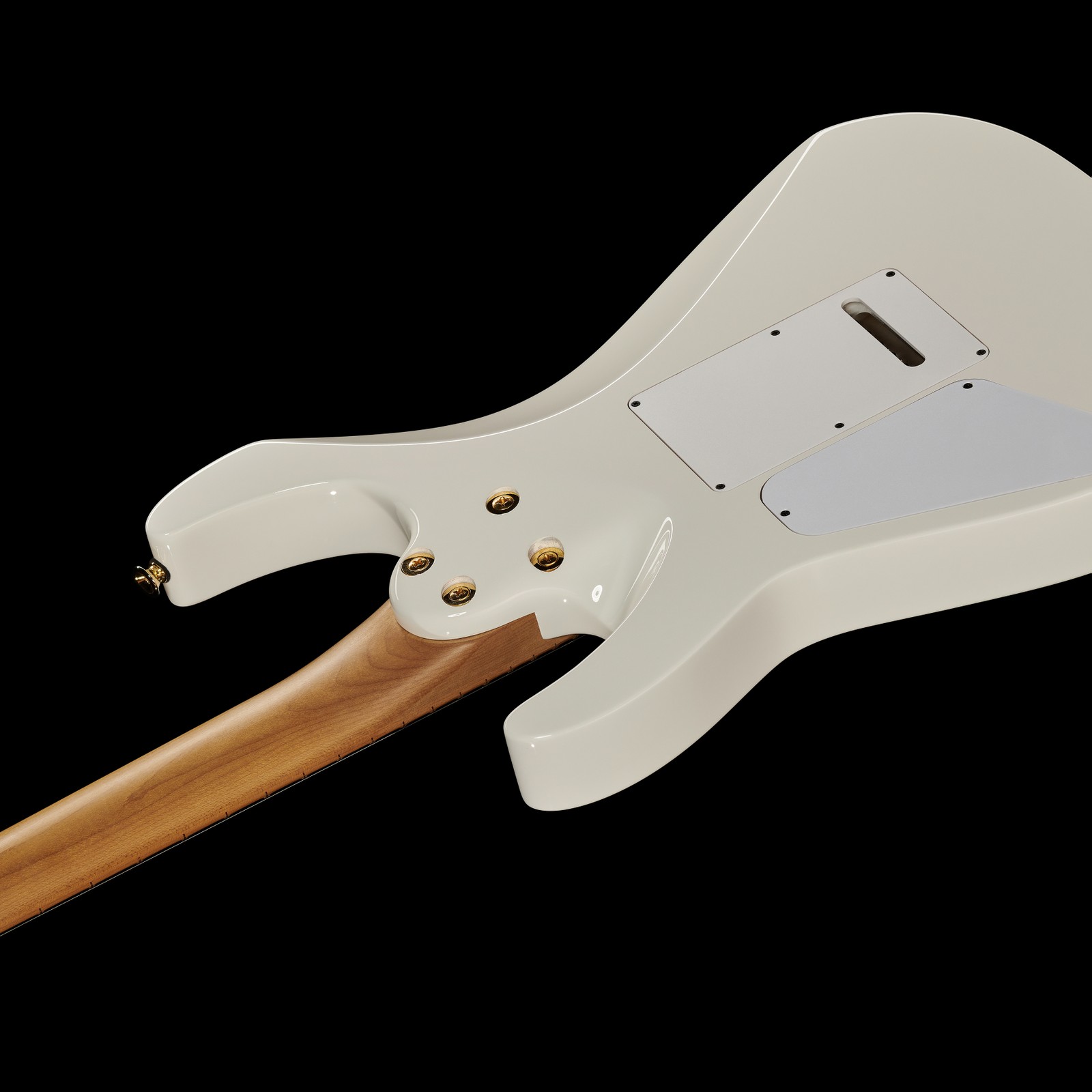 Angeschraubter Hals auf der Rückseite der Charvel Pro-Mod DK24 HSS 2PT CM SW
