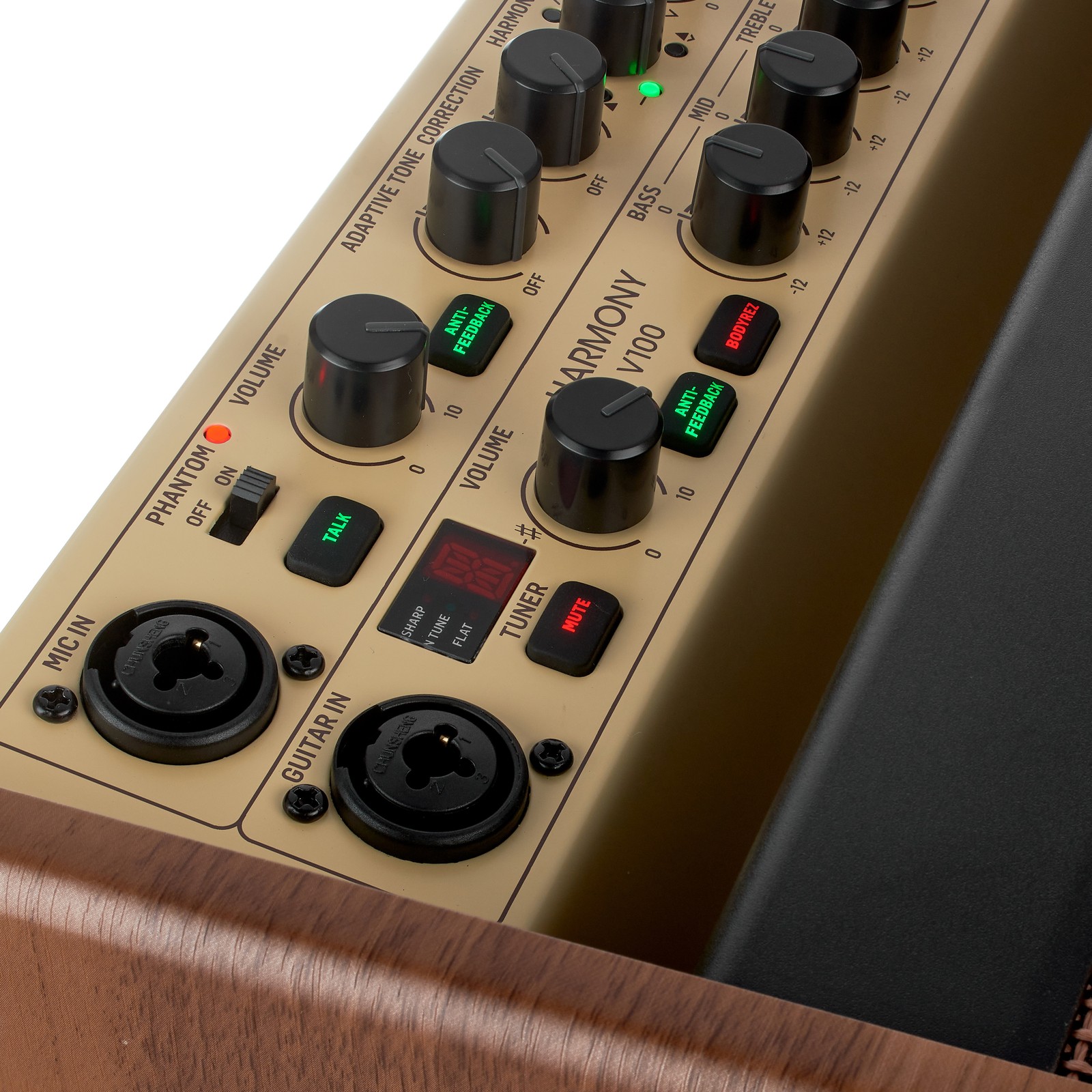 TC-Helicon Akustikgitarrenverstärker Anschlüsse