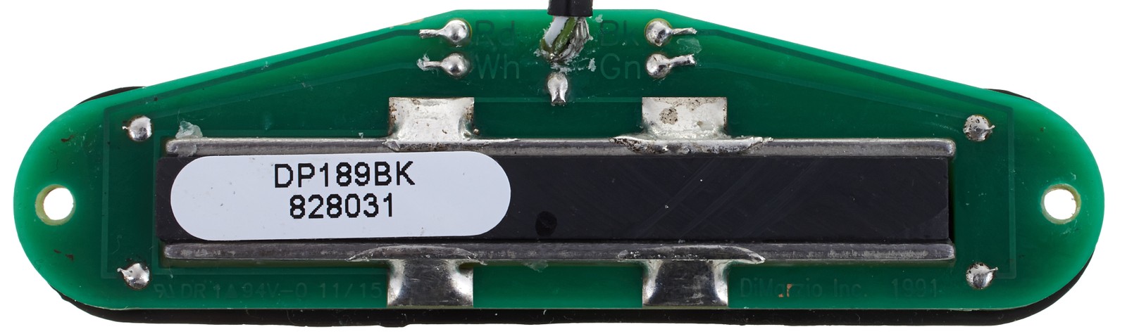 DiMarzio DP189 Tone Zone S BK, Tonabnehmer Unterseite