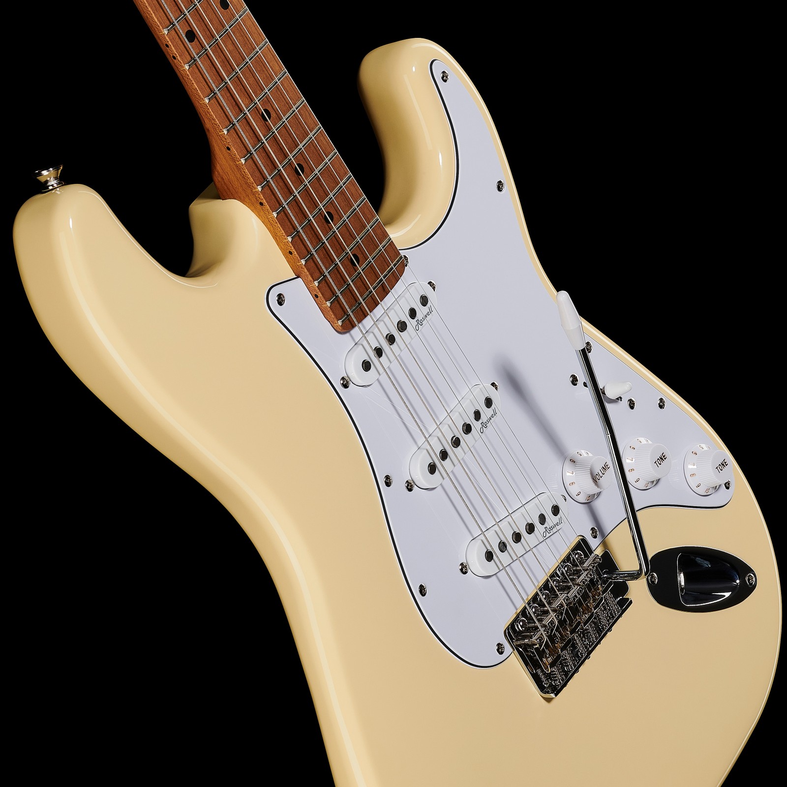 Drei Singlecoils auf der Harley Benton ST-62 MN VW Vintage Series