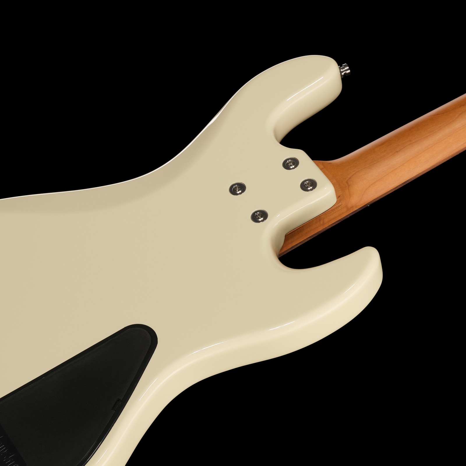 Rear view, Sadowsky MetroExpress21 Vintage MJ 4 Morado Left-Handed White, bass guitar