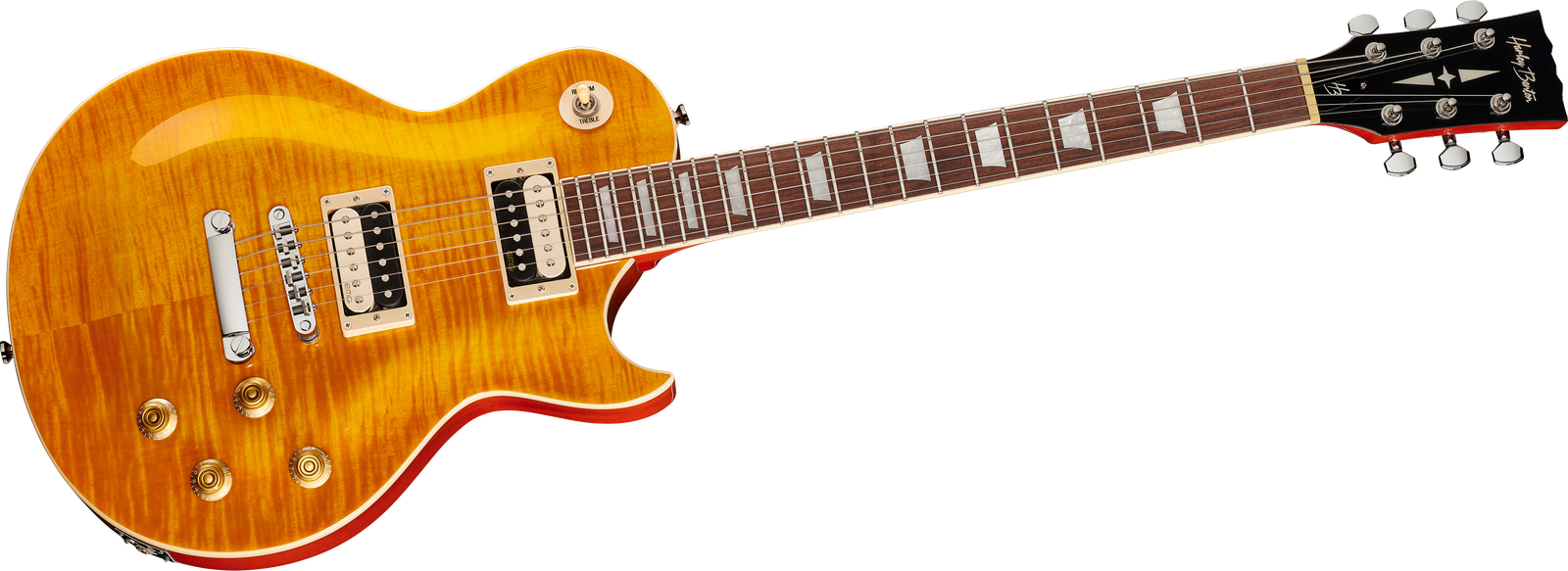 Guitare électrique Harley Benton SC-550Plus EMG PAF de face