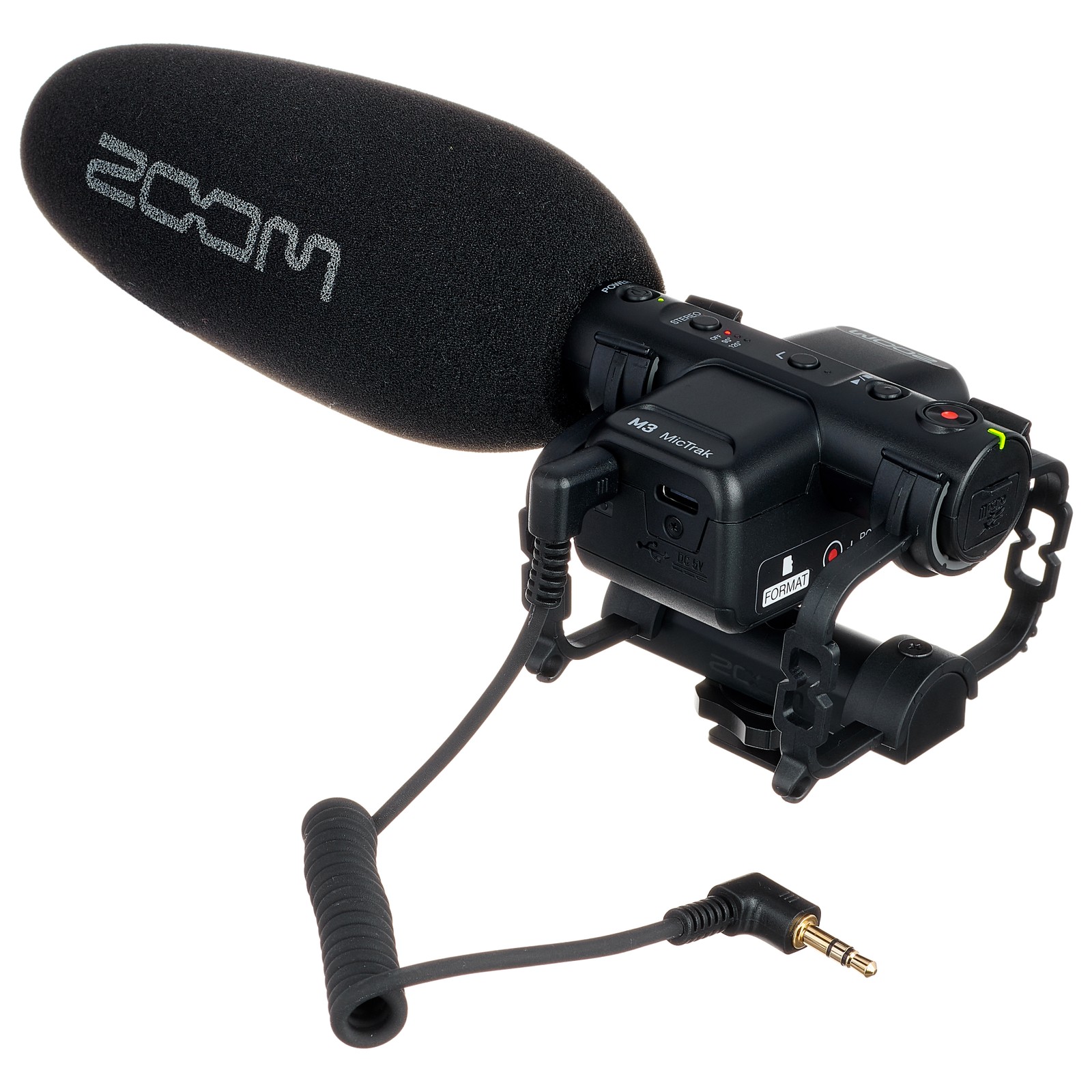 Zoom M3 MicTrak Stereo Shotgun Recorder mit Zubehör