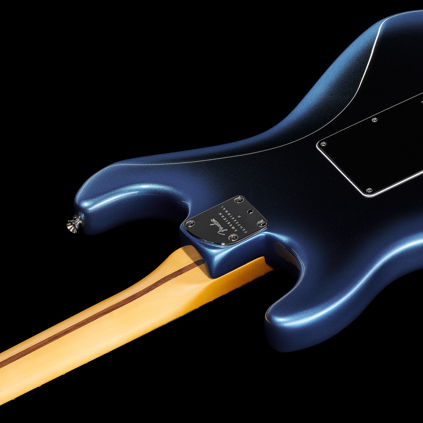 Halsübergang der Fender AM Pro II Strat MN DK NIT E-Gitarre