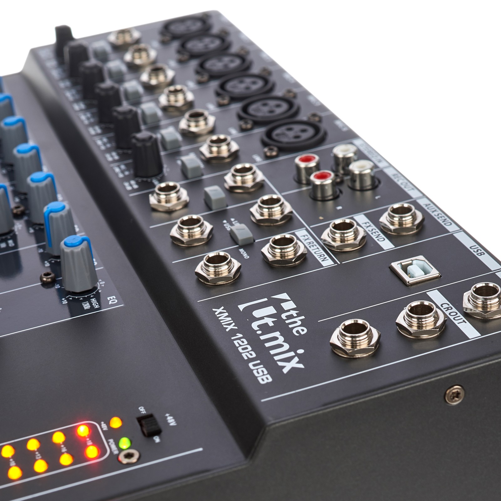 the t.mix 802 mischpult Anschlüsse