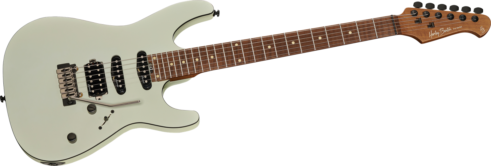 E-Gitarre Harley Benton Fusion-III HSS Roasted WM von vorne