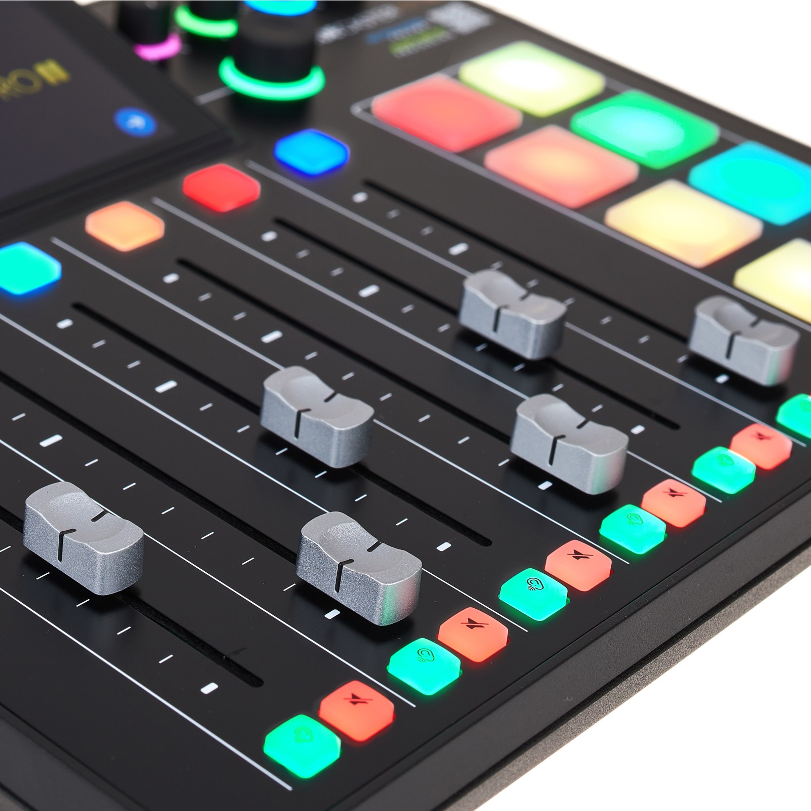 Fader des Rode Rodecaster Pro II Audio Production Studio