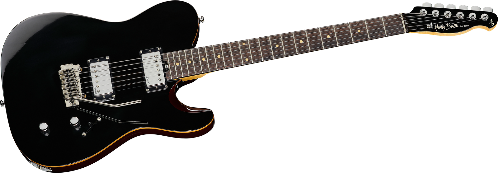 Harley Benton Fusion-T HH EB BK electric guitar