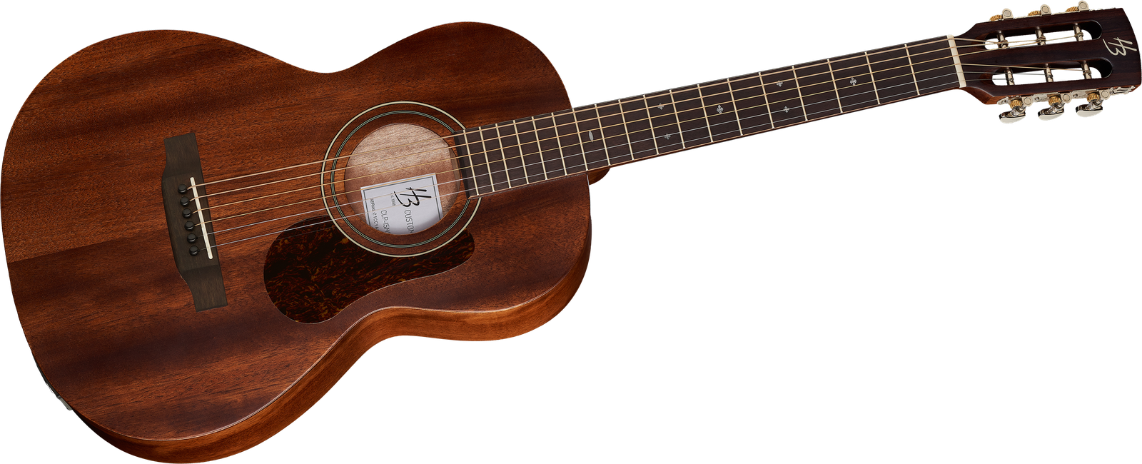 00 Parlor Folk Gitarre Harley Benton Custom Line CLP-15ME mit Tonabnehmer