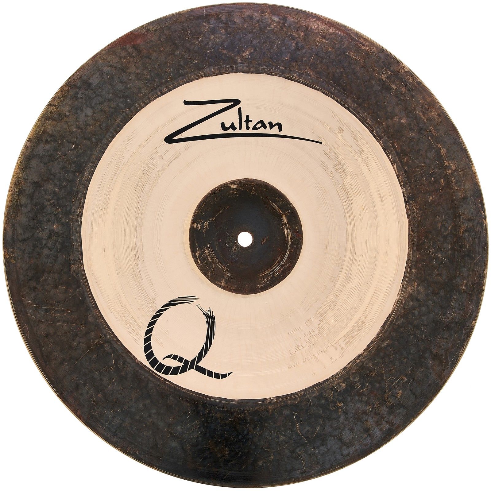 top view of the Zultan 17" Q China cymbal