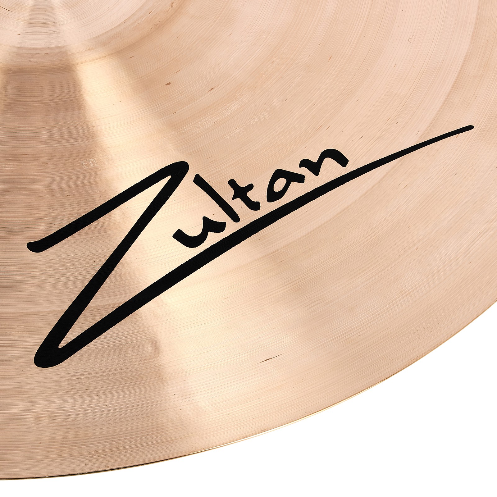 Zultan logo on the 19" Caz Crash/Ride cymbal