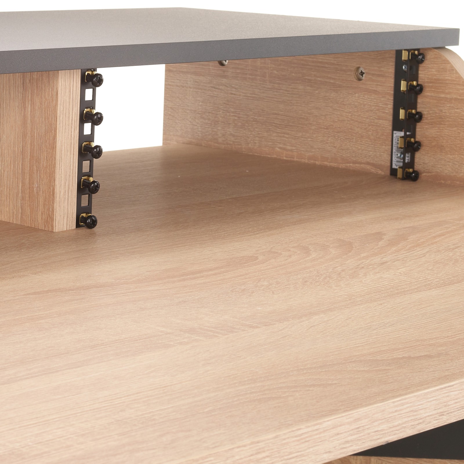 Thomann Creative Desk 137 Oak 19 Zoll Rack mit Schrauben