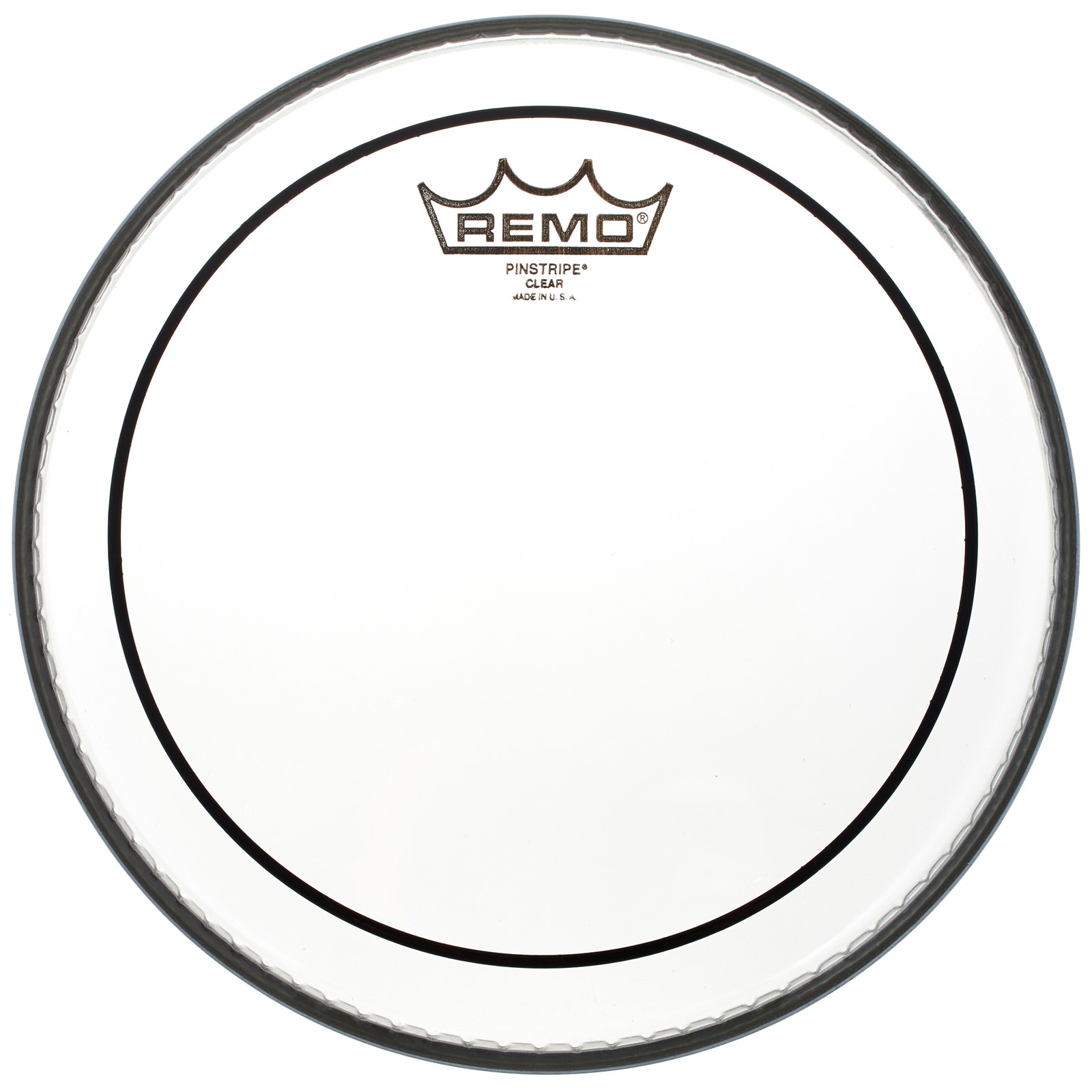 Remo Pin Stripe Clear 10" Fell
