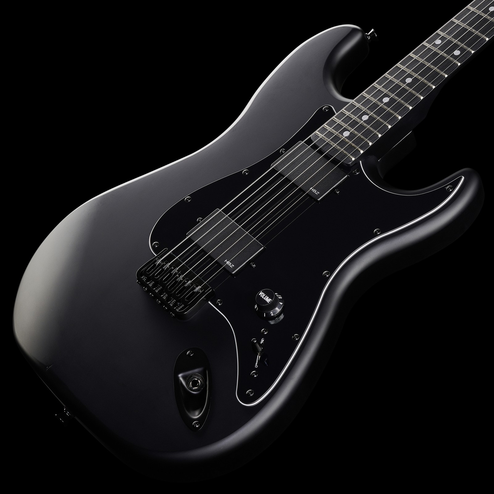 Harley Benton ST-20HH Active SBK E-Gitarre – Griffbrett