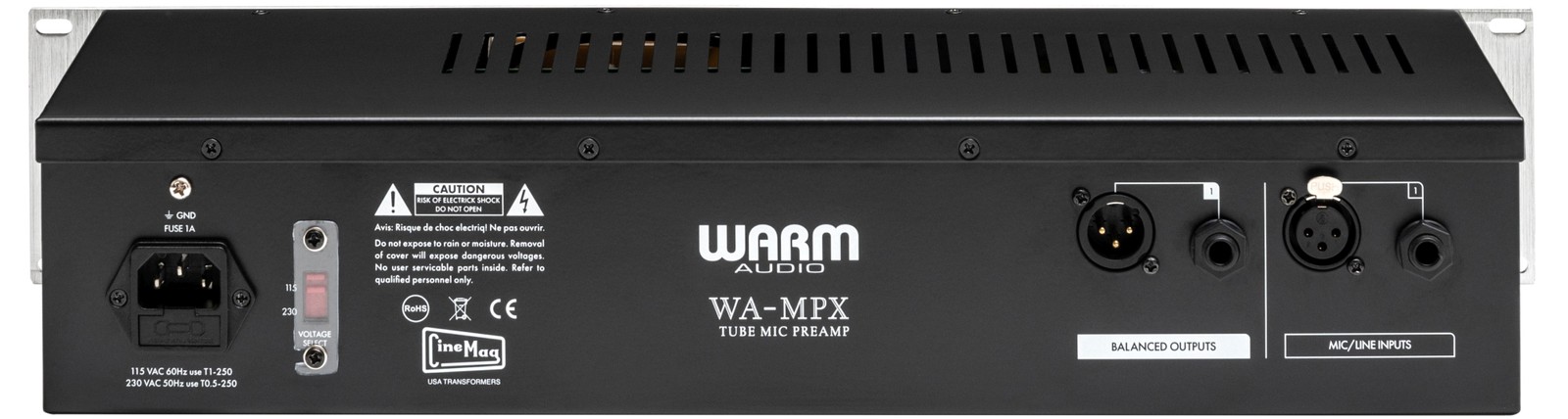 Warm Audio WA-MPX, rear view