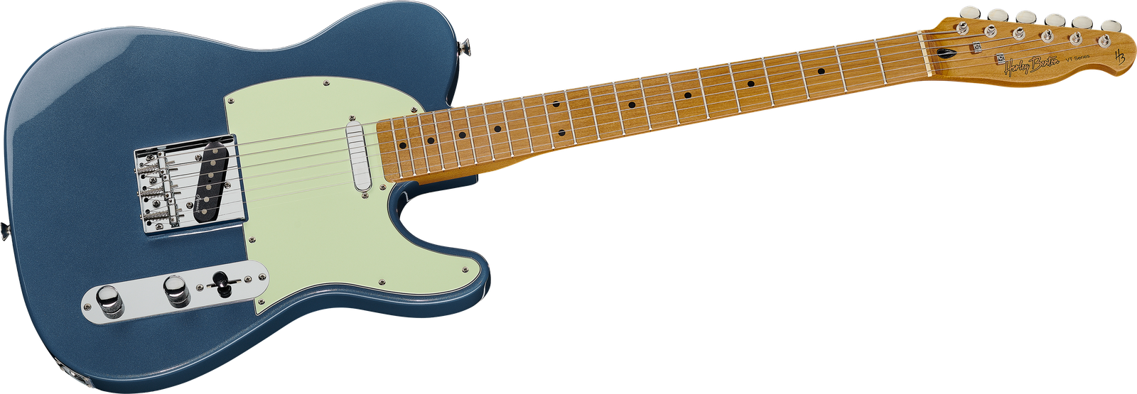 Harley Benton TE-62 Lake Placid Blue electric guitar