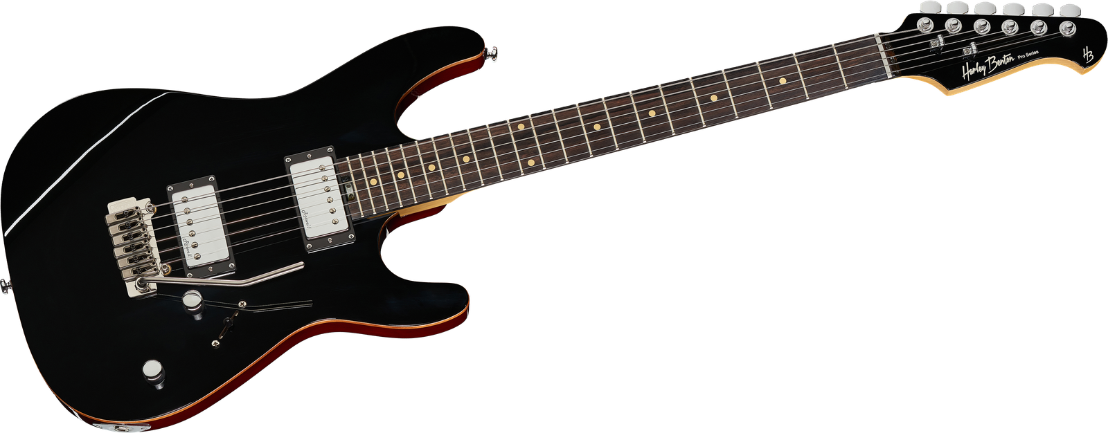 Harley Benton Fusion-III HH EB BK E-Gitarre