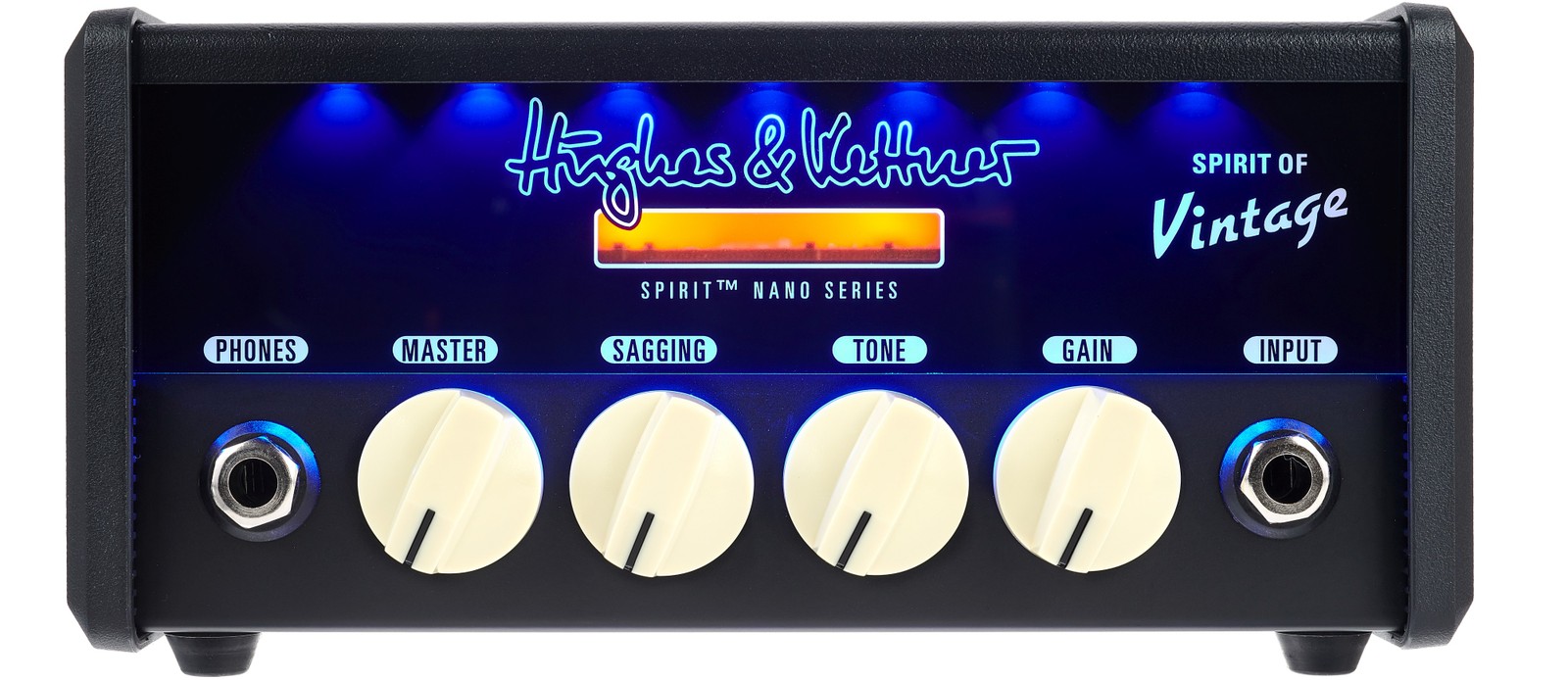 Hughes & Kettner Spirit of Vintage mini amp head, front view