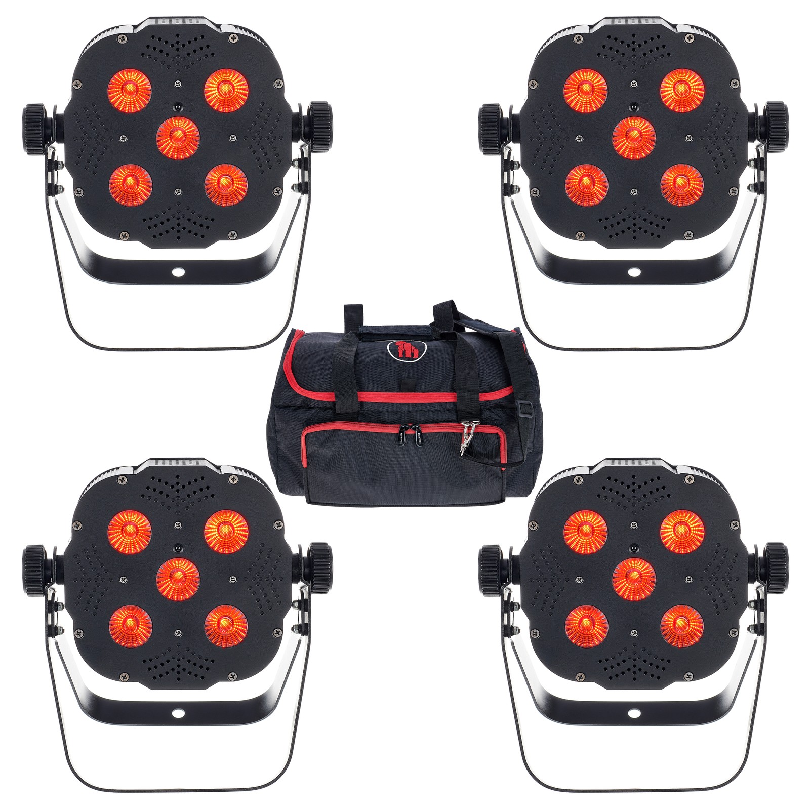 Stairville Quad Par Profile RGBW Bundle